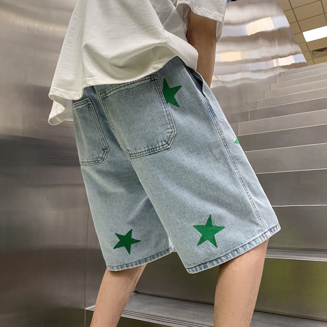 Shorts Green Star