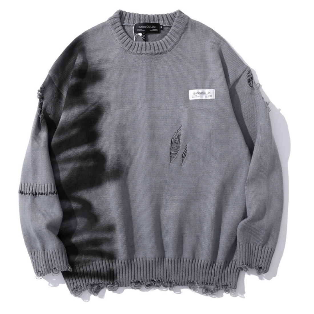 Graffiti Grunge Knit Sweater